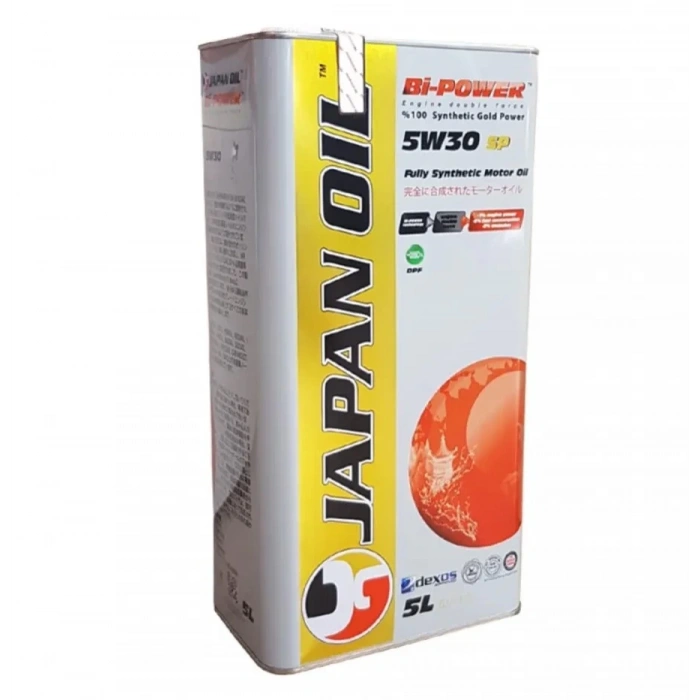 Japan Oil Bi-Power 5W30 SP 4 Litre – Tam Sentetik Motor Yağı | API SP Onaylı Üstün Koruma