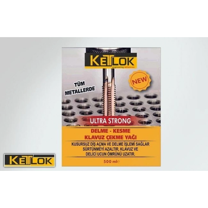 Ketlok Kesme Yaği Tüm Metaller 500 Ml Delme Kesme Yağı