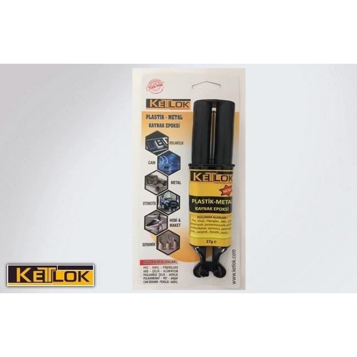 Ketlok Plasti̇k Metal Kaynak Şiringa Epoksi̇ Endüstriyel Yapıştırıcılar