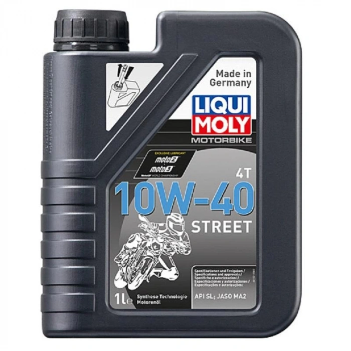 Liqui Moly 10W40 4T Basic Street Motosiklet Motor Yağı 1 Litre (3044) Performans Yağı