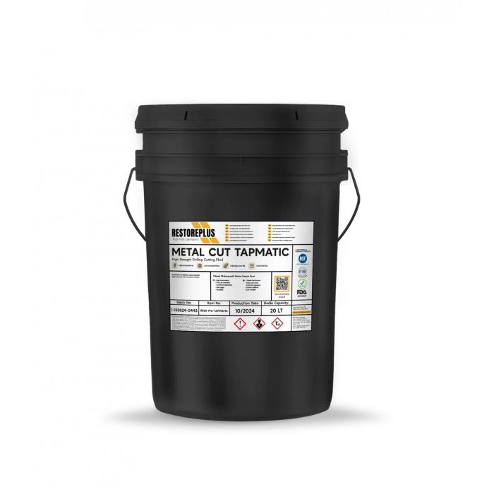RESTOREPLUS METAL CUT TAPMATIC | Yüksek Mukavemetli Delme Kesme Sıvısı (20 Lt)