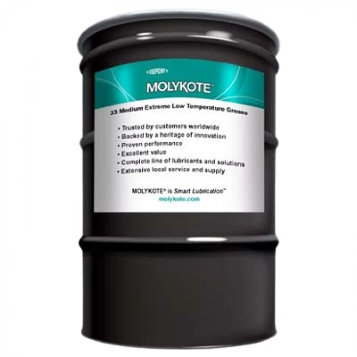 Molykote® 33 Medium Extreme Low Temperature Grease 180 Kg Silikon Gres