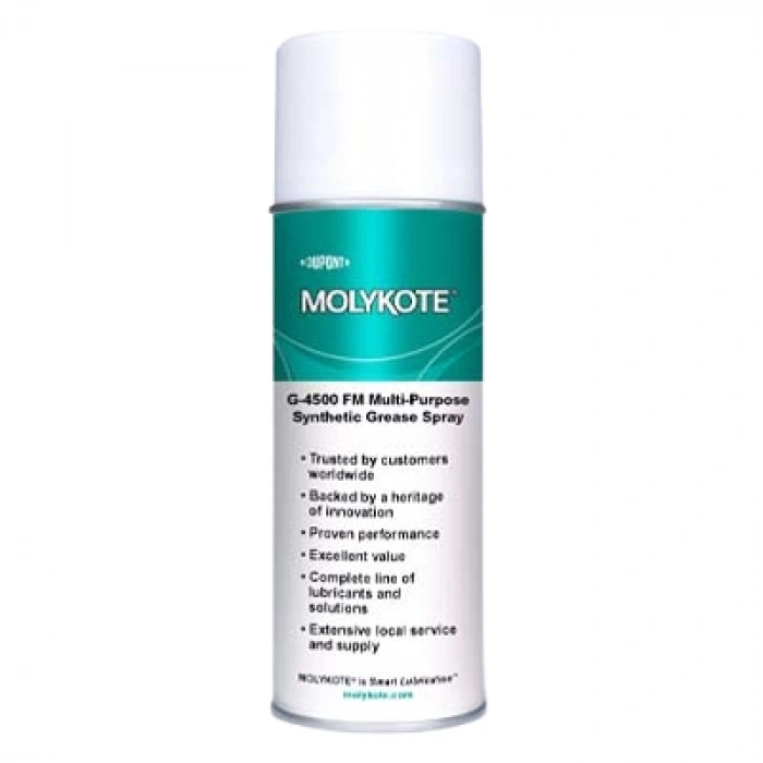 Molykote® G-4500 Fm Multi-Purpose Synthetic Grease Spray 298 Gr Gıda Endüstrisi Spreyi