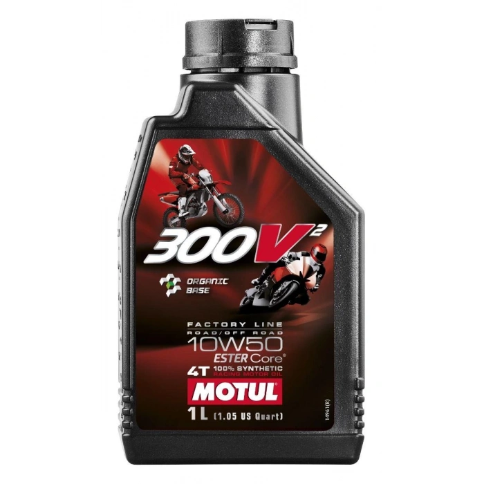Motul 300V² 4T Factory Line 10W50 1L Performans Yağı