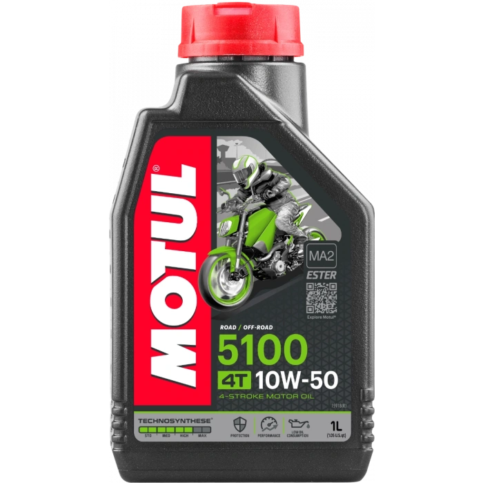 Motul 5100 4T 10W50 1L Performans Yağı