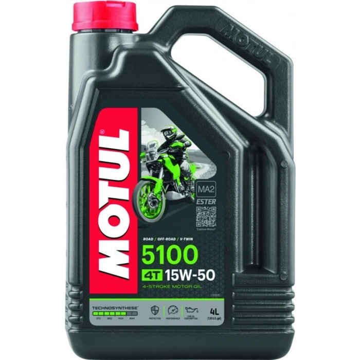 Motul 5100 4T 15W50 4L Performans Yağı
