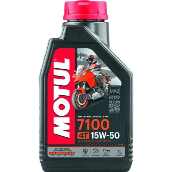 Motul 7100 4T 15W50 1L Performans Yağı