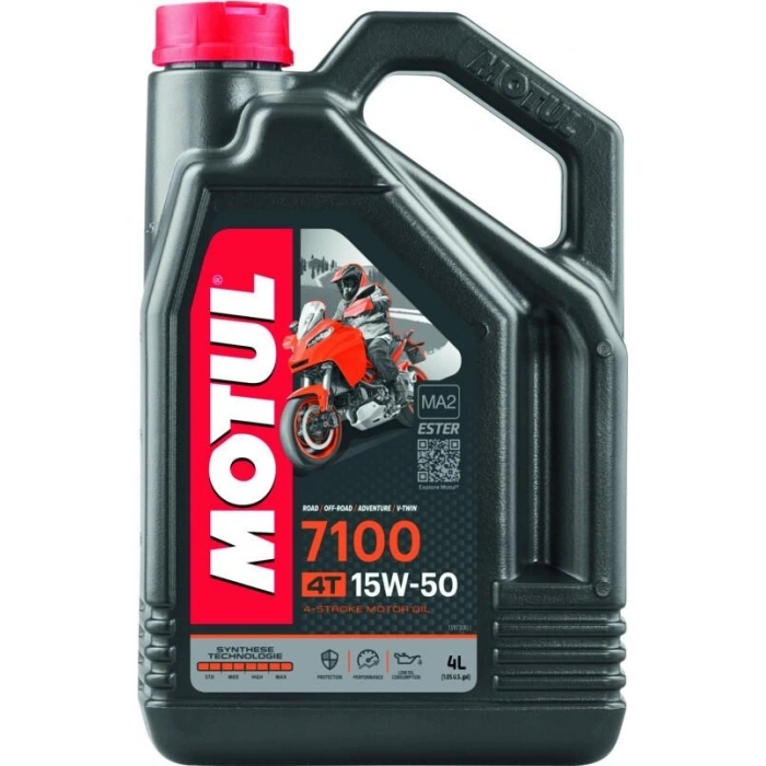 Motul 7100 4T 15W50 4L Performans Yağı