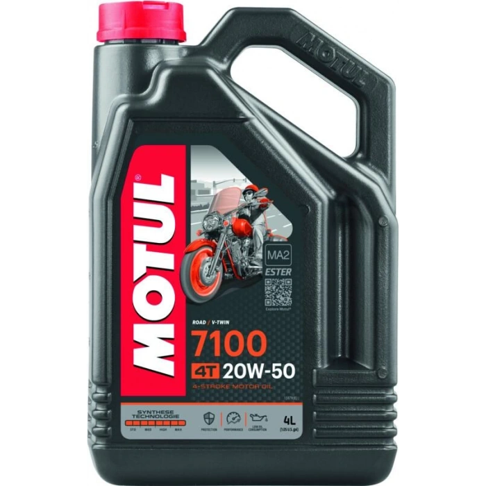 Motul 7100 4T 20W50 4L Performans Yağı