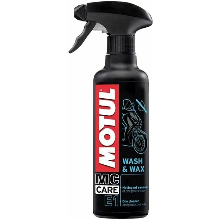 Motul E1 Wash & Wax 0.400L Temizleme Spreyi