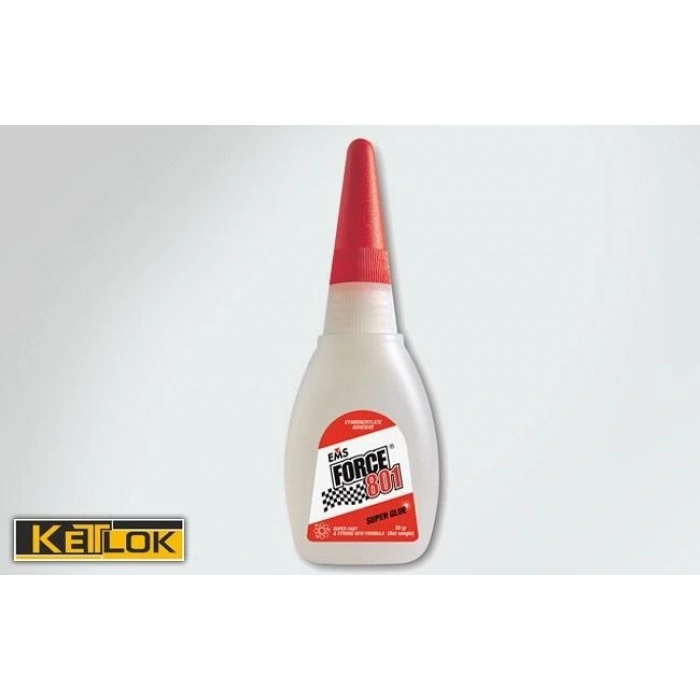 Ms Force 801 Düşük Vi̇skozi̇teli̇ Hizli Yapiştiric 20 Gr Endüstriyel Yapıştırıcılar