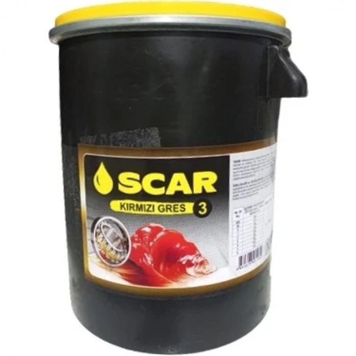 Oscar Suya Dayanıklı Çok amaçlı Kırmızı Gres 14 Kg