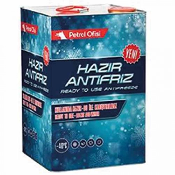 Petrol Ofi̇si̇ Hazir Anti̇fri̇z -40° (16 Kg - Tn) İnorganik Antifriz