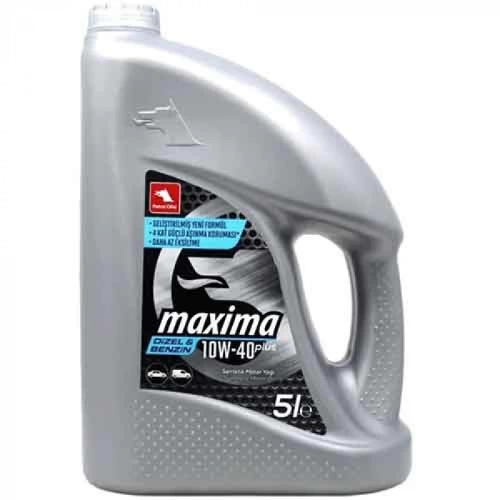 Petrol Ofi̇si̇ Maxima Benzi̇nli̇ 10W-40 Plus (5 Lt) 10W-40 Motor Yağı