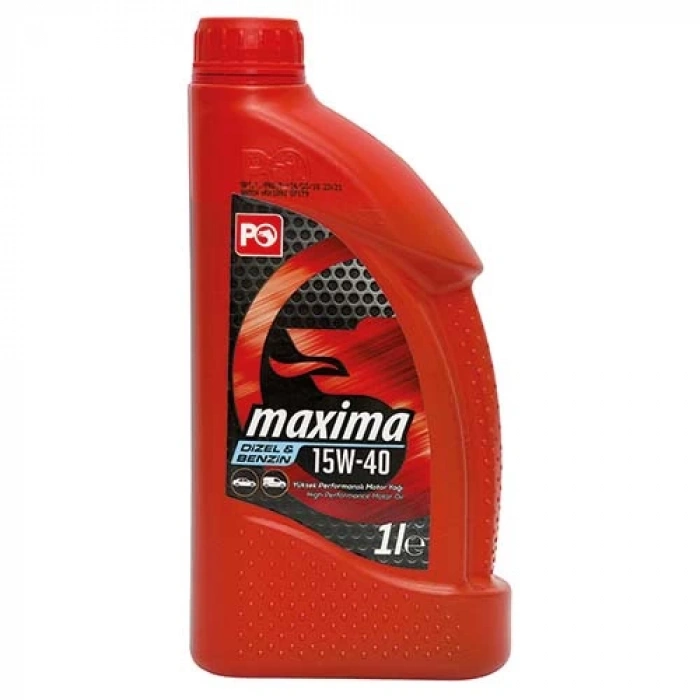 Petrol Ofi̇si̇ Maxima Benzi̇nli̇ 15W-40 (1 Lt) 15W-40 Motor Yağı