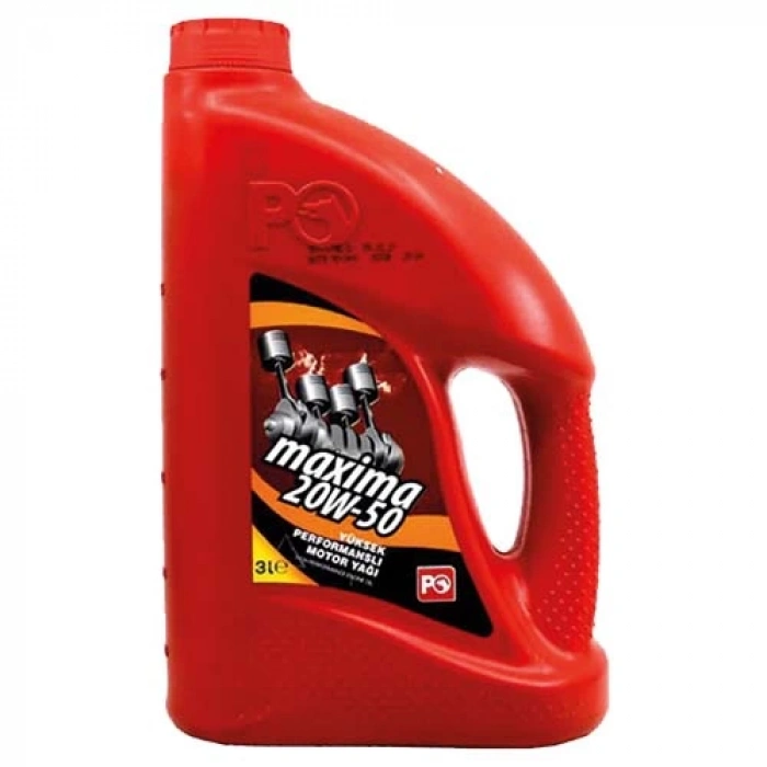 Petrol Ofi̇si̇ Maxima Benzi̇nli̇ 20W-50 (3 Lt) 20W-50 Motor Yağı