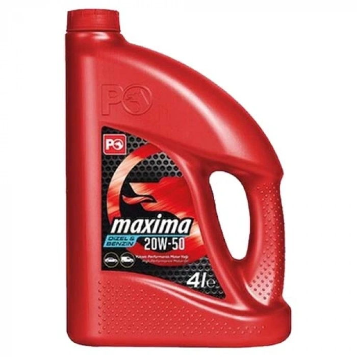 Petrol Ofi̇si̇ Maxima Benzi̇nli̇ 20W-50 (4 Lt) 20W-50 Motor Yağı