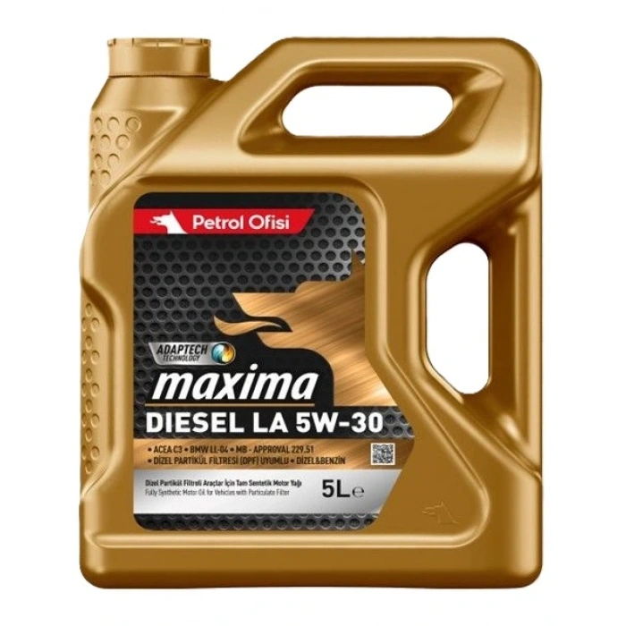 Petrol Ofisi Maxima Diesel LA 5W-30 5L – DPF Uyumlu Motor Yağı