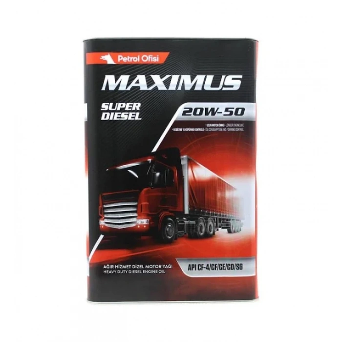 Petrol Ofisi Maximus Super Diesel 20W-50 16 Kg