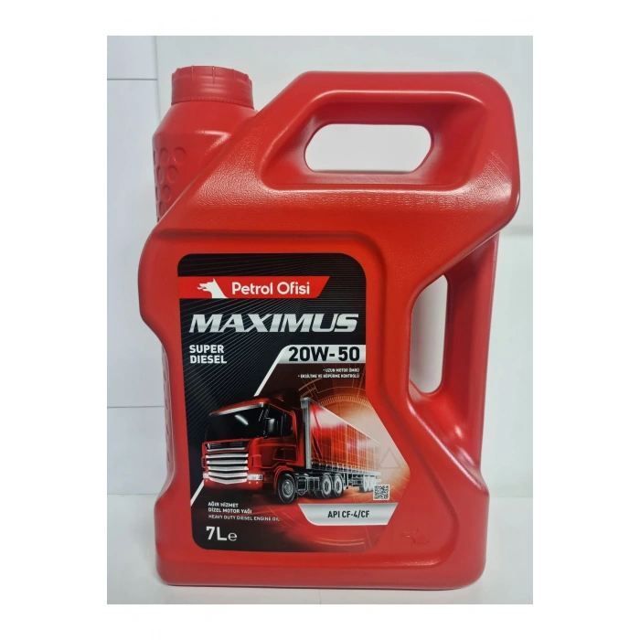 Petrol Ofisi Maximus Super Diesel 20W-50 7 Litre