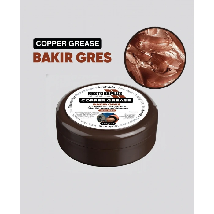 Restoreplus Bakır Montaj Pastası 100g – Copper Grease