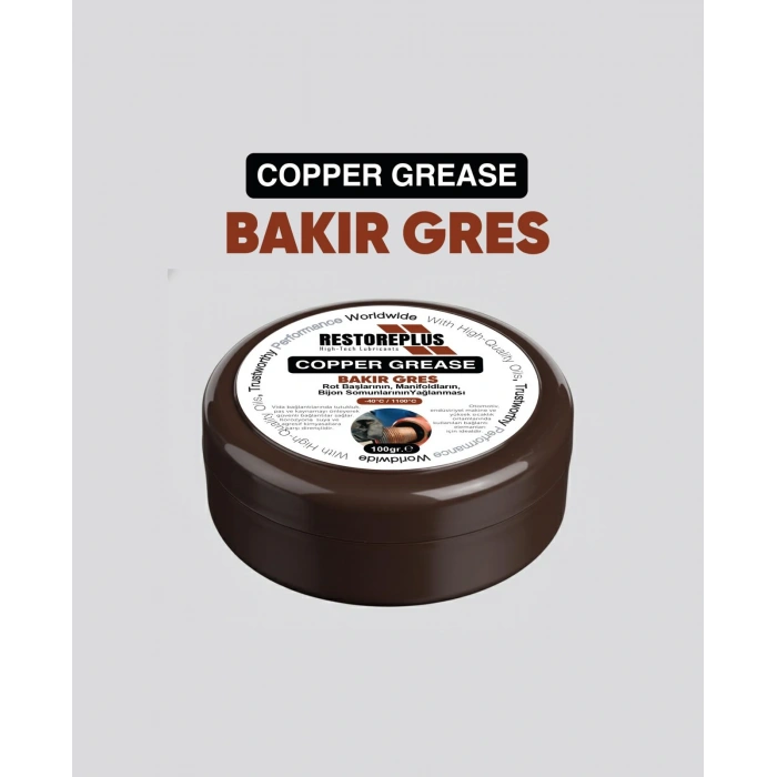 Restoreplus Bakır Montaj Pastası 100g – Copper Grease