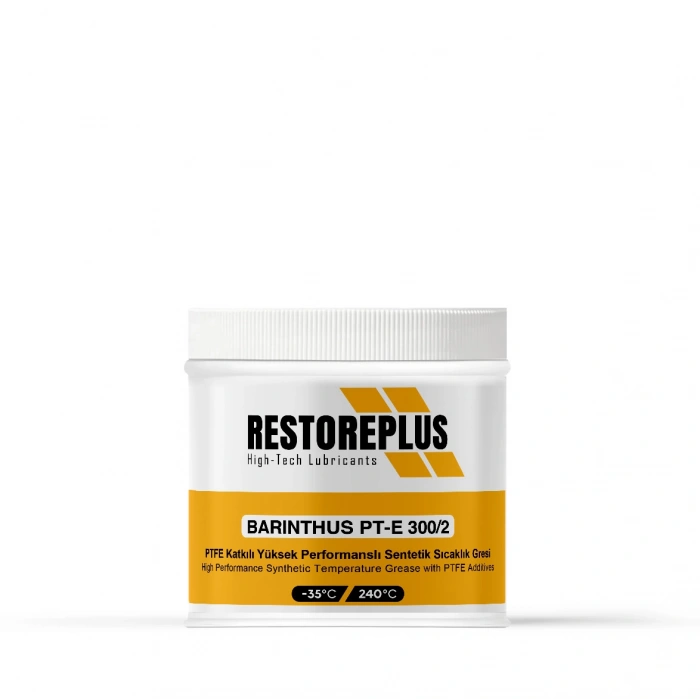 RESTOREPLUS BARINTHUS PT-E 300/2 | PTFE Katkılı Yüksek Performanslı Sentetik Sıcaklık Gresi (500 Gr)