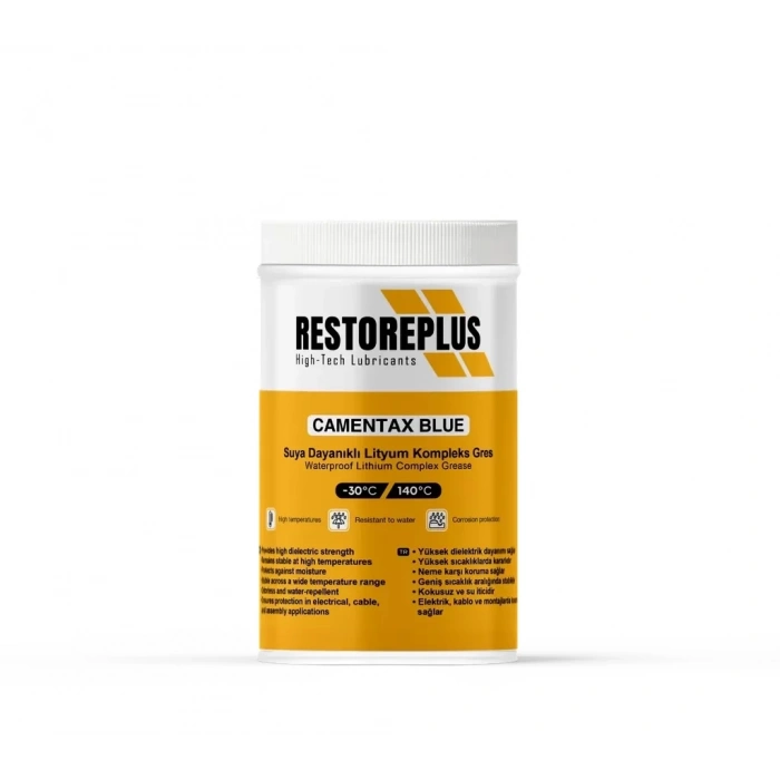 RESTOREPLUS CAMENTAX BLUE | Suya Dayanıklı Lityum Kompleks Gres (1 Kg)