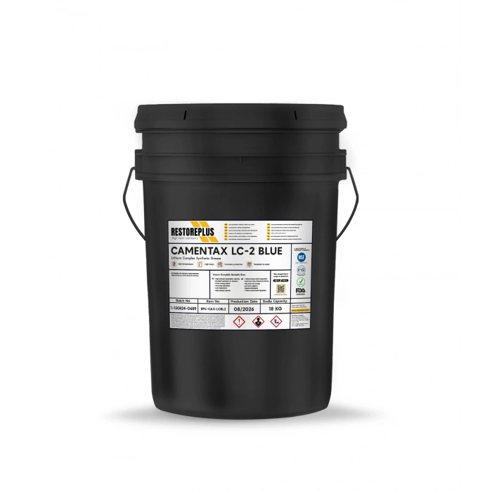 RESTOREPLUS CAMENTAX LC-2 BLUE | Lityum Kompleks Sentetik Gres (Mavi Gres) (18 Kg)