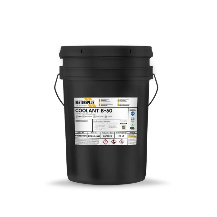 RESTOREPLUS COOLANT B - 50 | Uzun Ömürlü Antifriz Soğutma Sıvısı (20 Lt)