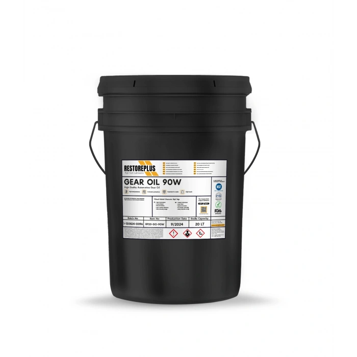Restoreplus Gear Oil 90W | Otomotiv Dişlilerinde Güçlü Performans (20 Lt)