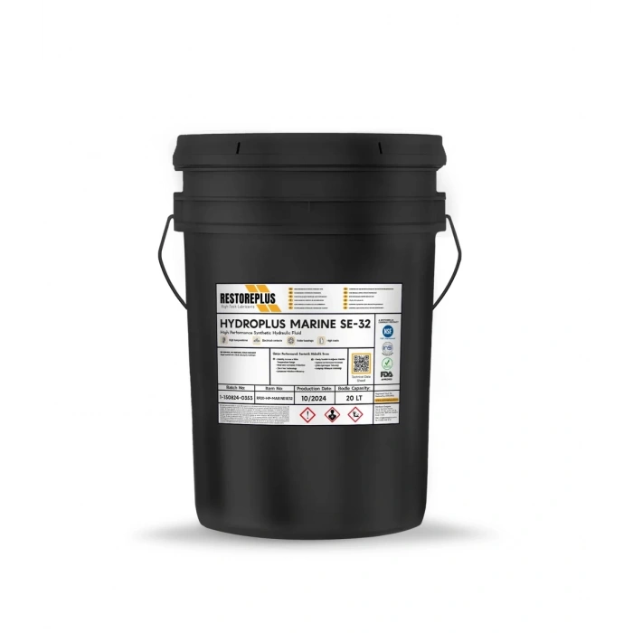 RESTOREPLUS HYDROPLUS MARINE SE-32 | Üstün Performanslı Sentetik Hidrolik Sıvısı (20 Lt)