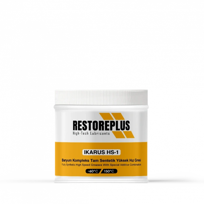 RESTOREPLUS IKARUS HS-1 | Baryum Kompleks Tam Sentetik Yüksek Hız Gresi (500Gram)