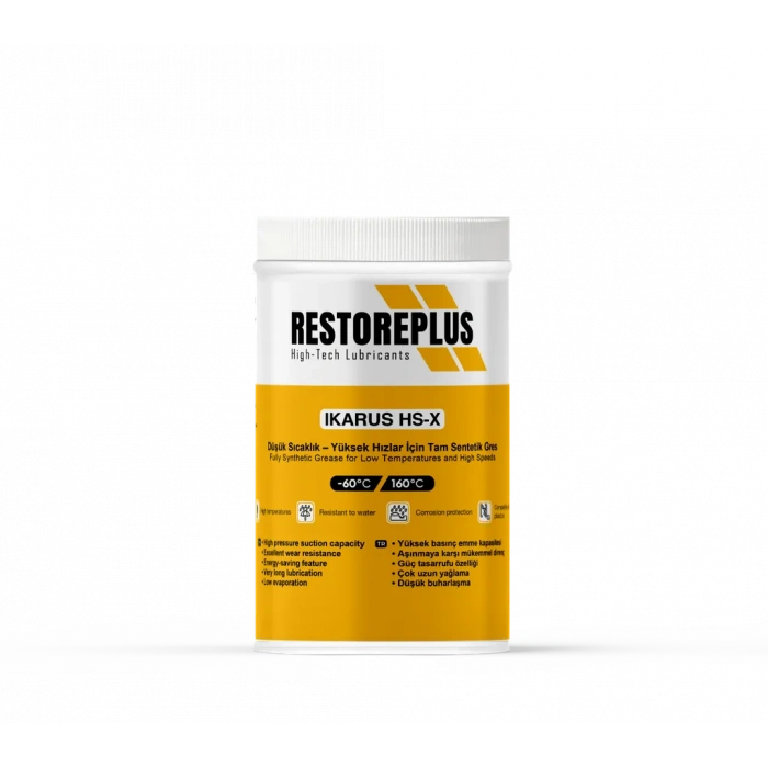 RESTOREPLUS IKARUS HS-X | Düsük Sıcaklık – Yüksek Hızlar Için Tam Sentetik Gres (1Kg)