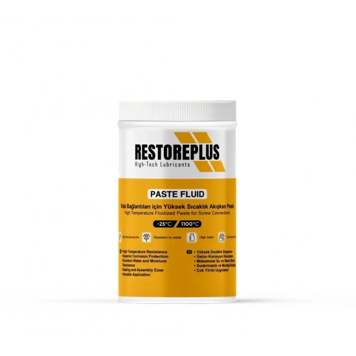 RESTOREPLUS PASTE FLUID | Vida Bağlantıları için Yüksek Sıcaklık Akışkan Pasta (1 Kg)