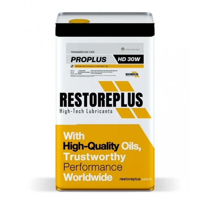 RESTOREPLUS PROPLUS HD 30W | Transmisyon ve Tahrik Sistemi Yağları (18 Lt)