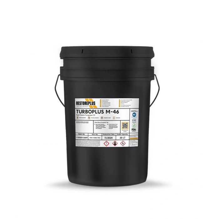 RESTOREPLUS TURBOPLUS M-46 | Yüksek Basınç Kompresör Yağı (20 Lt)