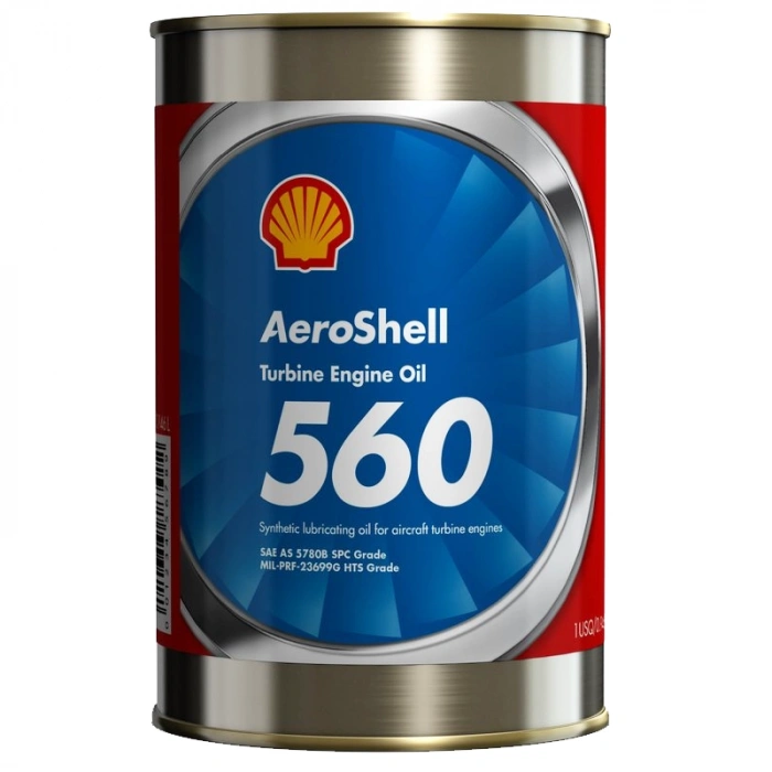 Shell Aeroshell 560 Türbin Yağı 1 Litre Türbin Yağı