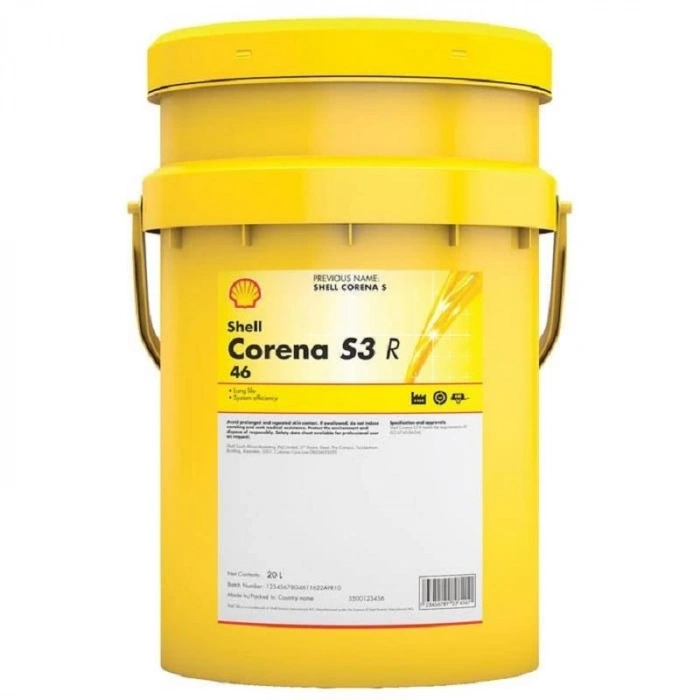 Shell Corena S3 R 46 20 Litre Kompresör Yağı