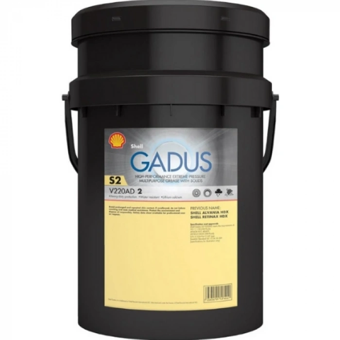 Shell Gadus S2 V220Ad 2 18 kg Yüksek Performans Gresi