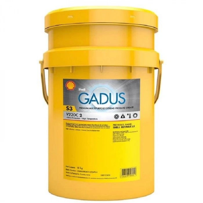 Shell Gadus S3 V220C 2 18 Kg Lityum Kompleks Gres