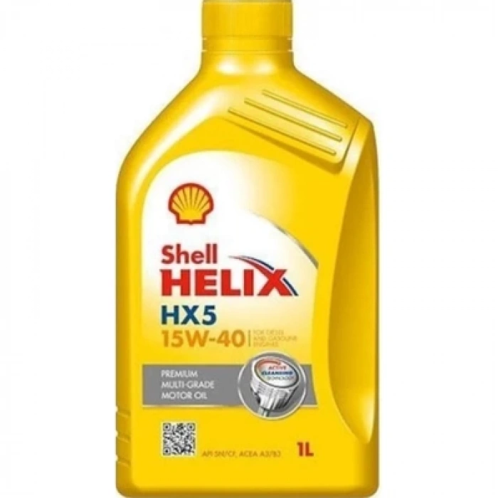 Shell Helix Hx5 15W-40 Sn A3/B3  1 Litre 15W-40 Motor Yağı
