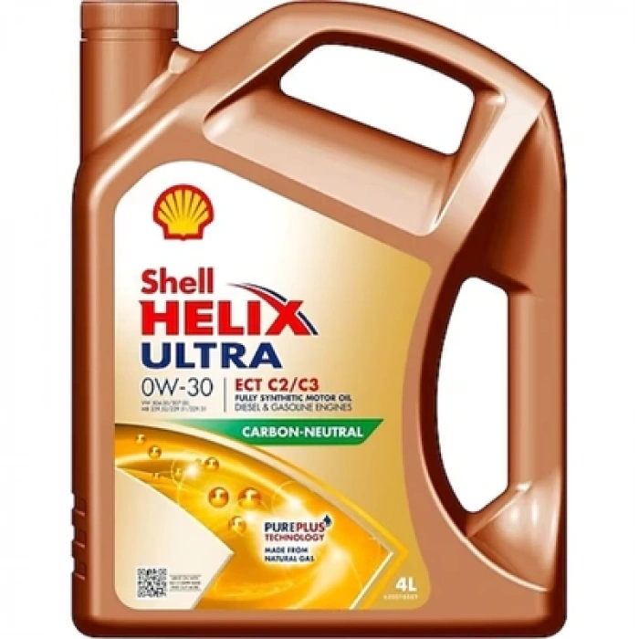 Shell Helix Ultra Ect C2/C3 0W-30 4 Litre 0W-30 Motor Yağı