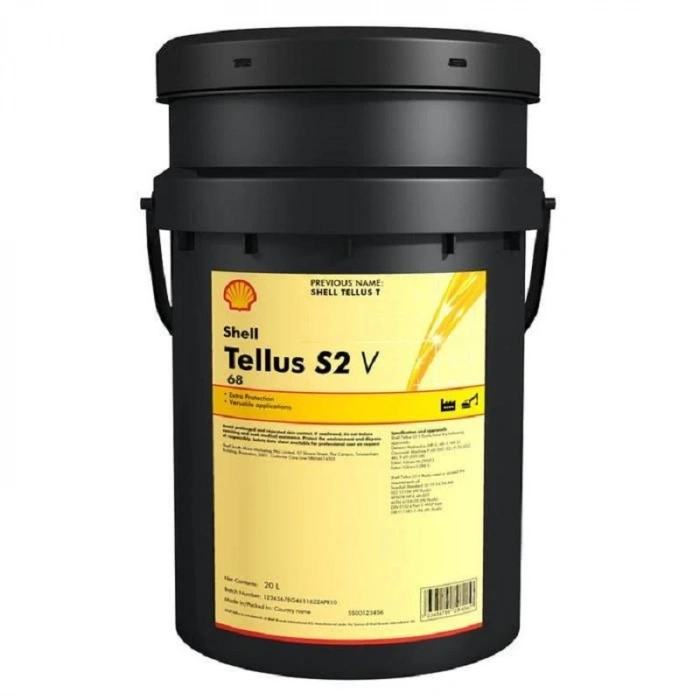 Shell Tellus S2 V 68 20 Litre Hidrolik Sistem Yağı