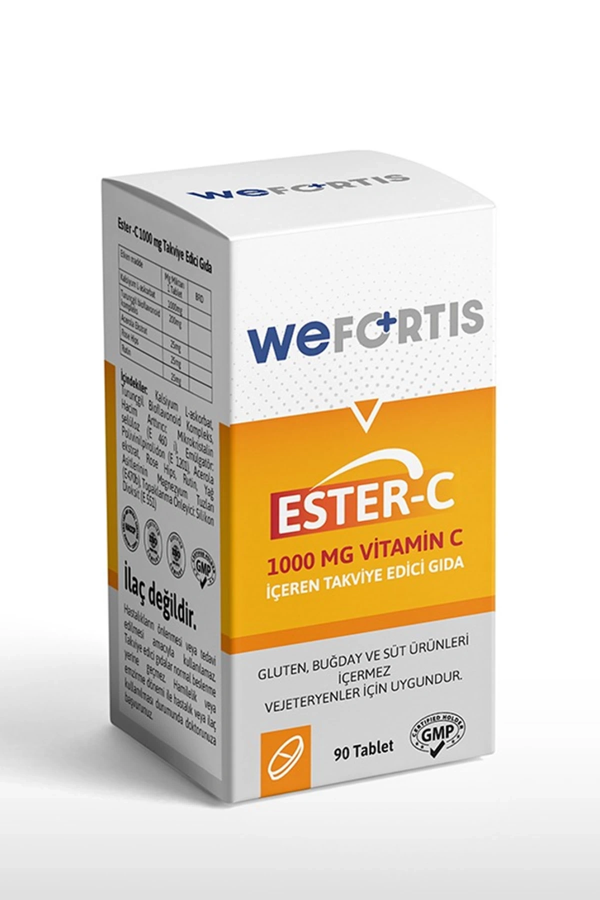 Ester-C 1000 mg Vitamin C İçeren Takviye Edici Gıda 90 Tablet
