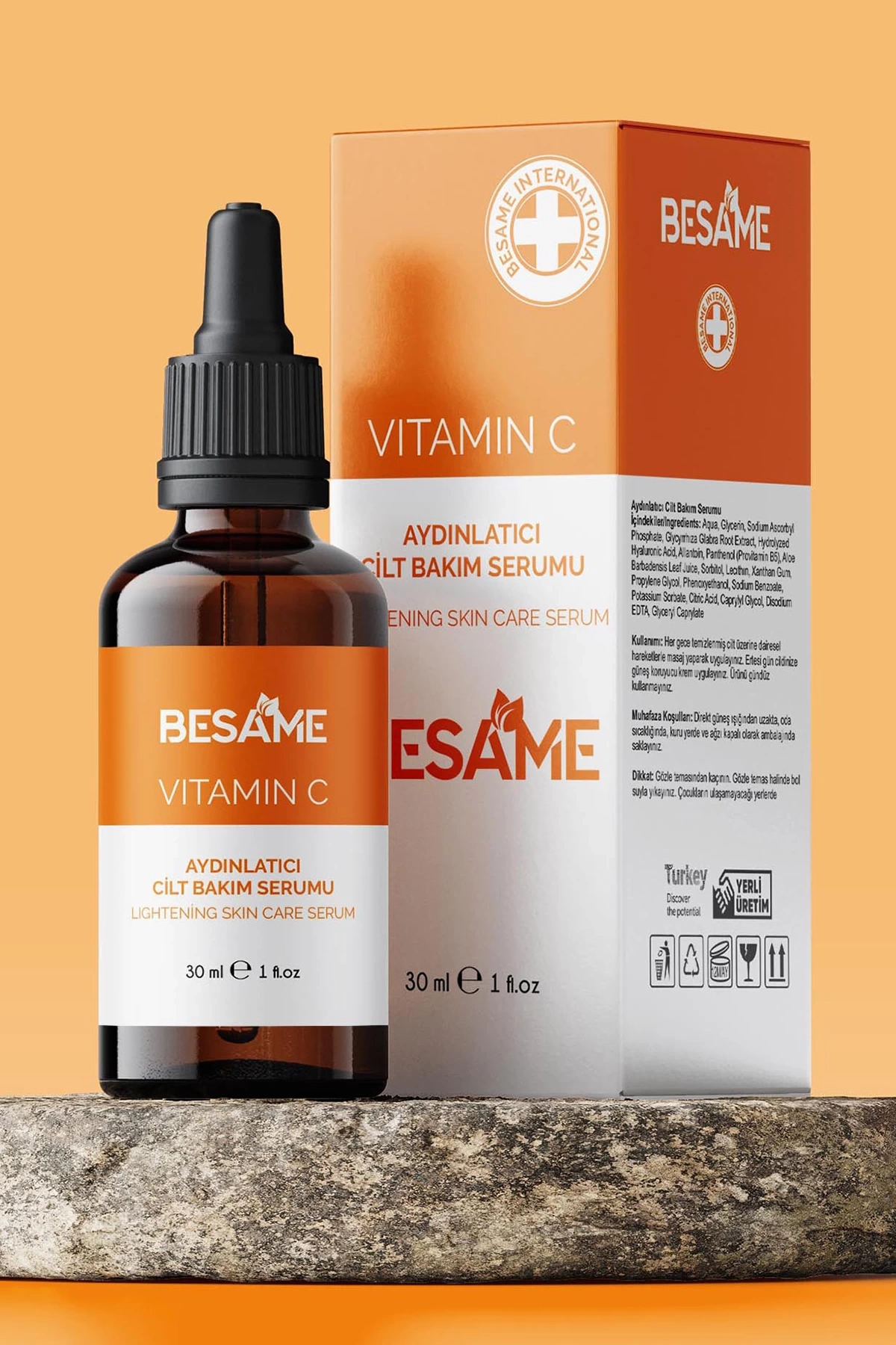 Vitamin C Nemlendirici Cilt Bakım Serumu 30 Ml