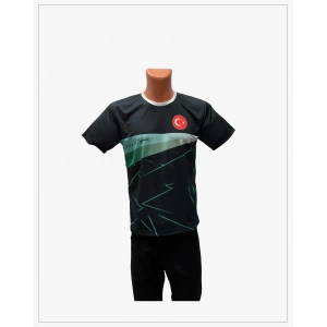 Özel Tasarım Yeşil Antrenman Tişört