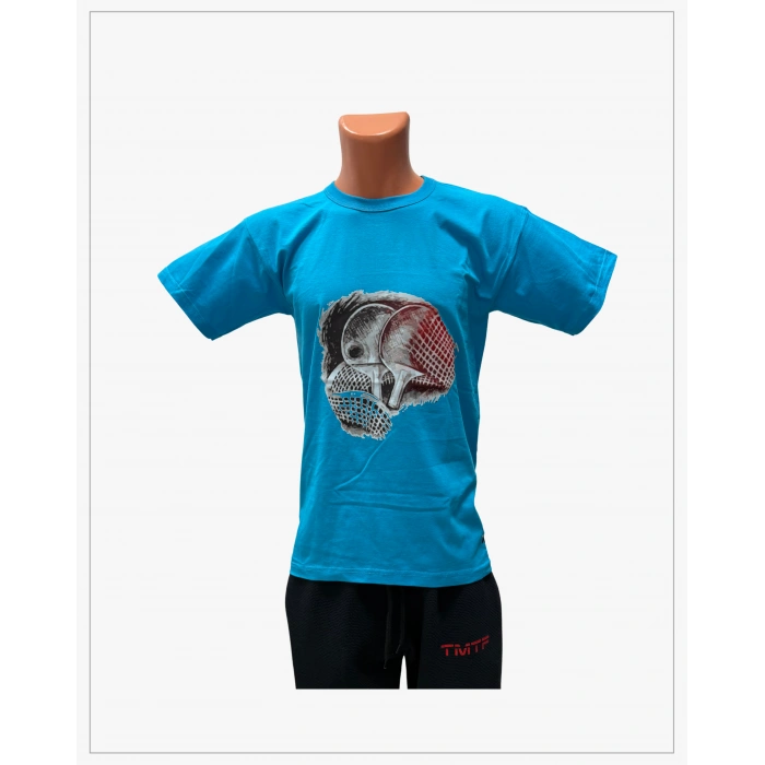 Raket Baskılı Tişört