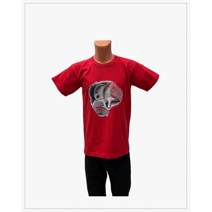 Raket Baskılı Tişört