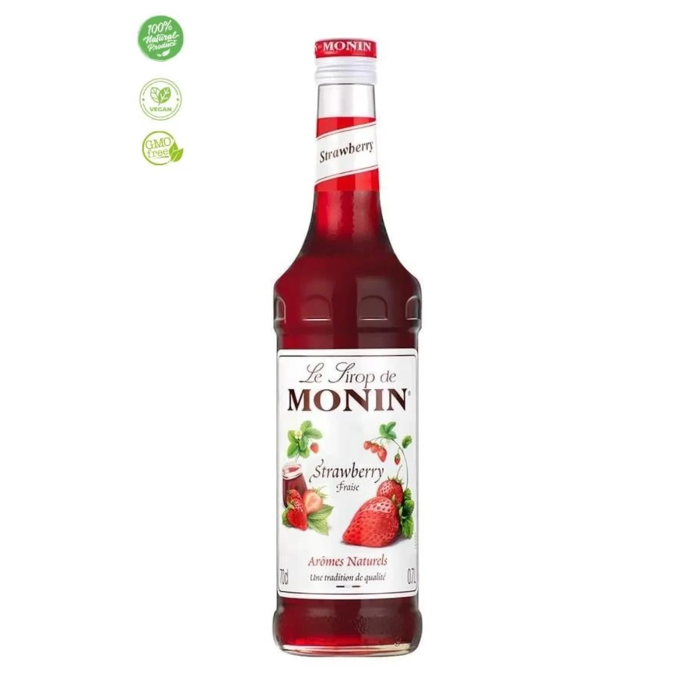 MONIN SYRUP STRAWBERRY 700ML